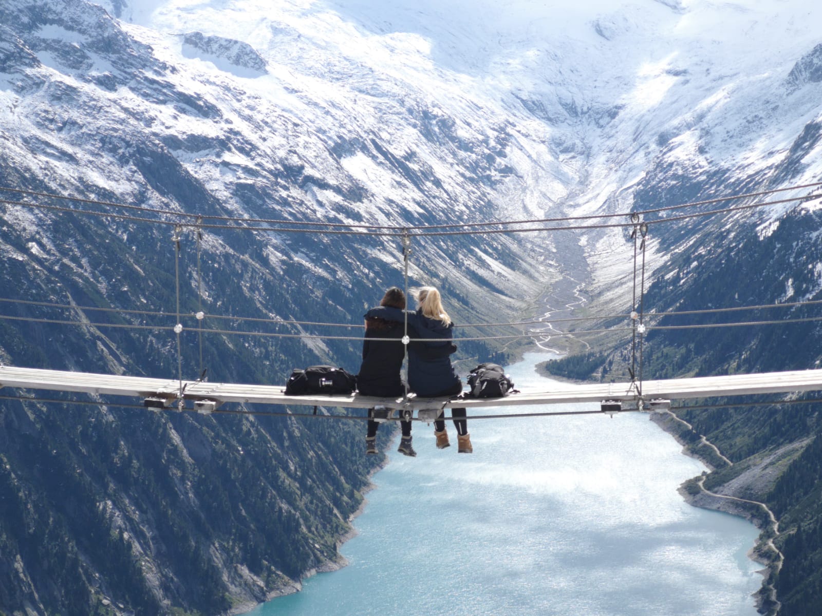 Hängebrücke Zillertaler Alpen